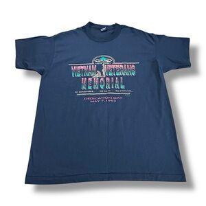 Men’s Fruit Of The Loom 1995 New Jersey Vietnam Veterans Memorial T-Shirt
